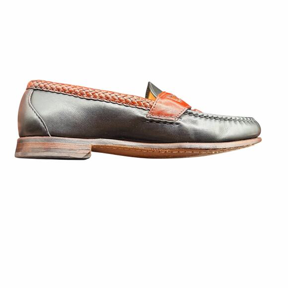 Allen Edmonds Tassel Loafers Men’s 9D Black Brown Leather USA Made main image 6